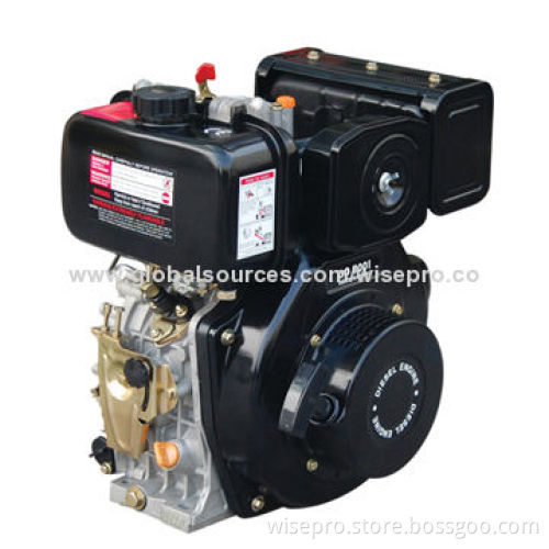 Single cylinder/vertical/5-stroke/air-cooled/diesel engine, compact in structure